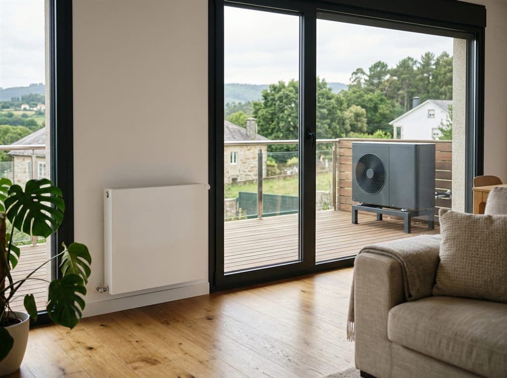 Equipo de aerotermia para vivienda en Ourense